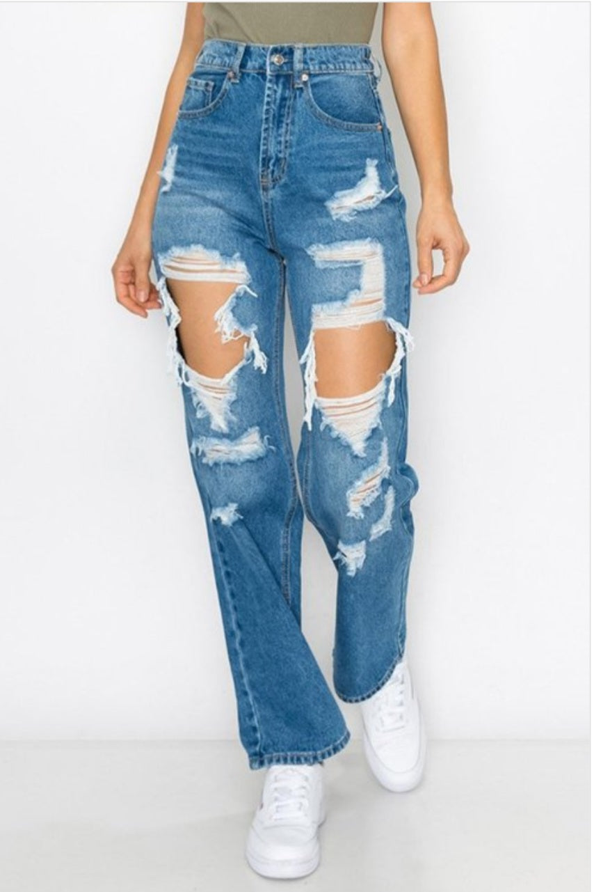 Urban Destressed Jeans
