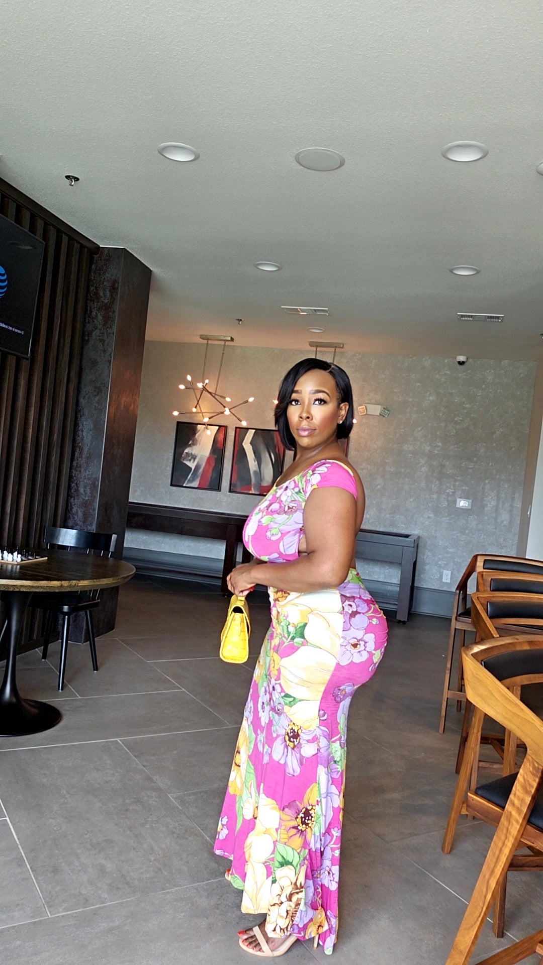 Kira K Sunflower Backless Dress