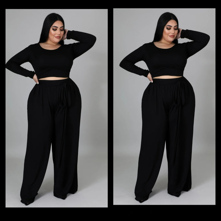 Kira K Two Piece-Set (BLACK)