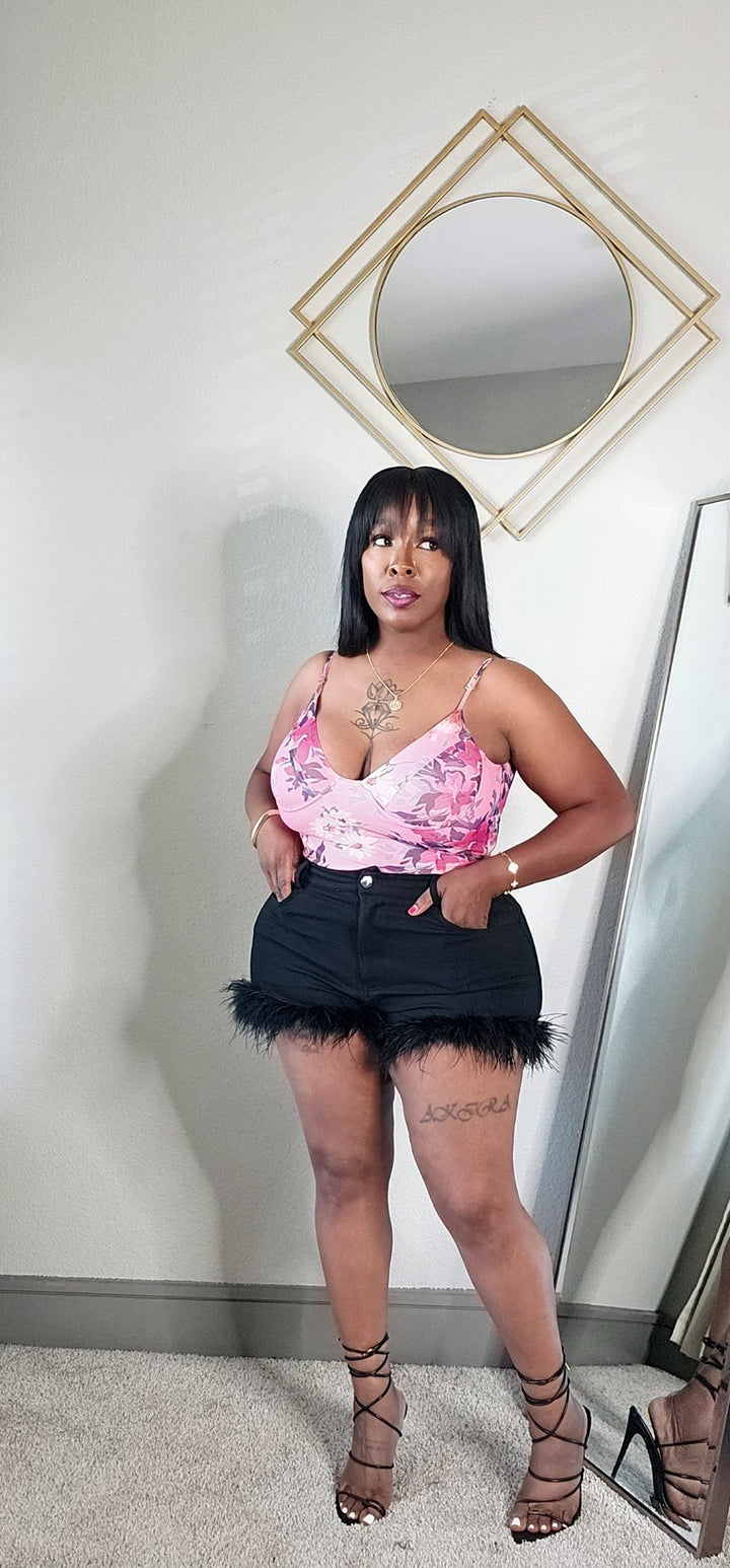 Midnight Feather Shorts